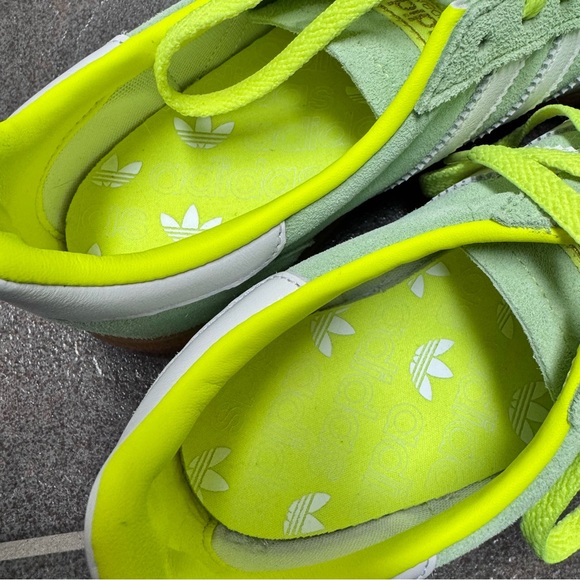 Adidas Handball Spezial Sneakers Solar Yellow Cloud White Gold Metallic 8.5 - Picture 10 of 13